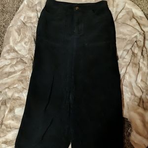 Forever 21 wide leg courdourys -dark green